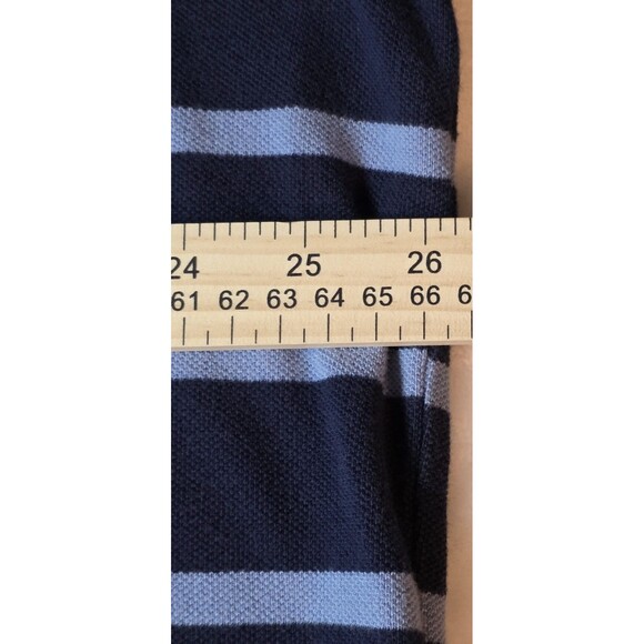 Polo Ralph Lauren Men's Size XXL Dark Blue/ Light Blue Striped Shirt - Picture 4 of 6